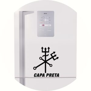 Adesivo de Casa Exu Capa Preta Umbanda Candomblé