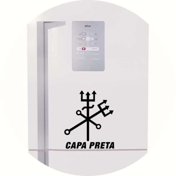 Adesivo de Casa Exu Capa Preta Umbanda Candomblé