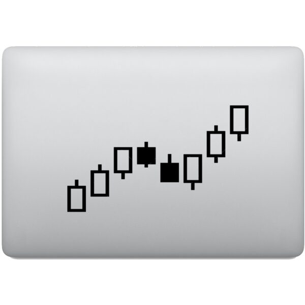 Adesivo de Notebook Gráfico Candlestick Daytrader