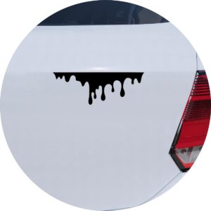 Adesivo de Carro Halloween Sangue Líquido Escorrendo