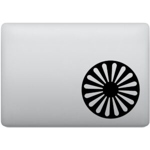 Adesivo de Notebook Símbolo Bandeira Cigana