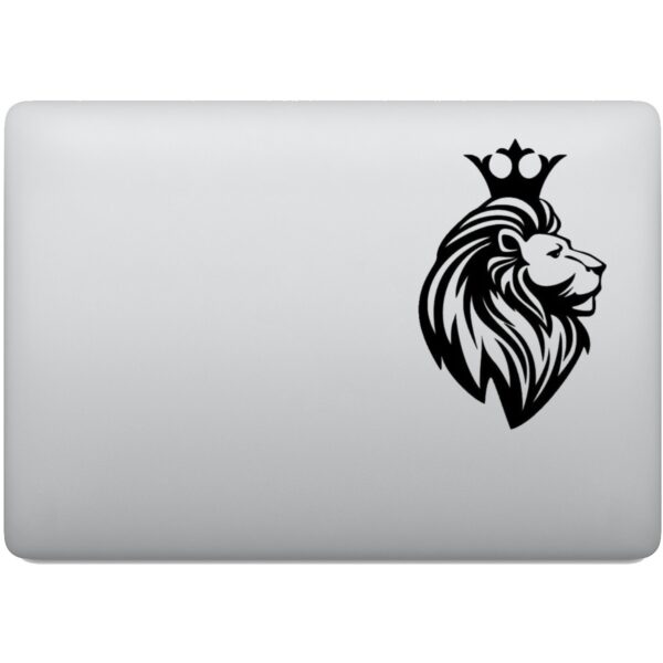 Adesivo de Notebook Rei Leão Coroado