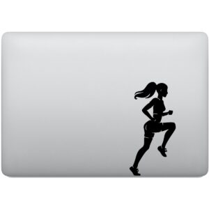 Adesivo de Notebook Corrida Menina Correndo