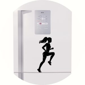 Adesivo de Casa Mulher Corrida Menina Run