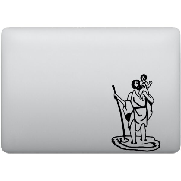 Adesivo de Notebook São Cristóvão Católico