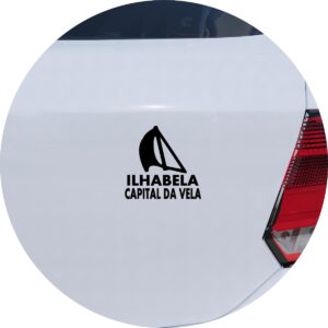 Adesivo de Carro Ilhabela Capital Da Vela