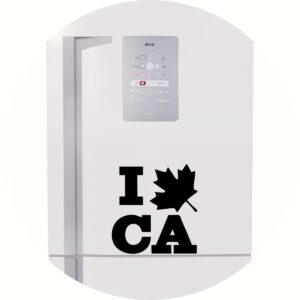 Adesivo de Casa Eu Amo o Canadá - I Love Canada