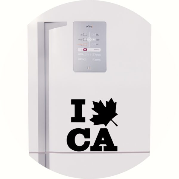 Adesivo de Casa Eu Amo o Canadá - I Love Canada