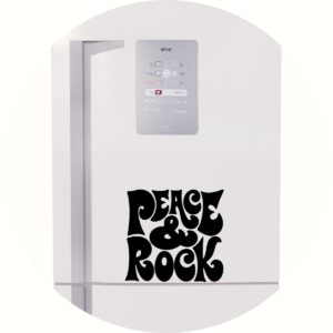 Adesivo de Casa Peace And Rock - Paz e Rock