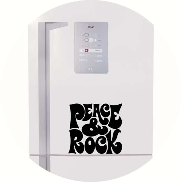 Adesivo de Casa Peace And Rock - Paz e Rock