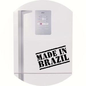Adesivo de Casa Made in Brazil - Feito no Brasil