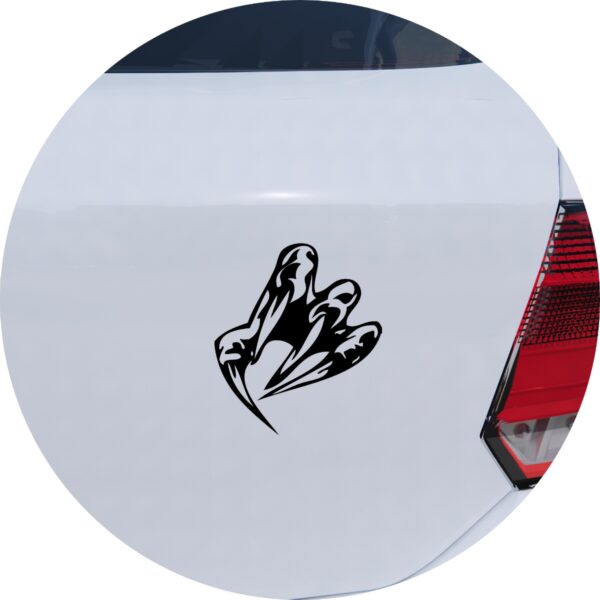 Adesivo de Carro Mão Pata de Monstro