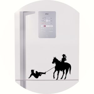 Adesivo de Casa Cowgirl Bruta No Laço