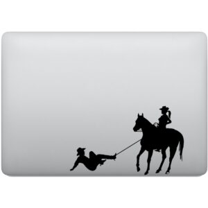 Adesivo de Notebook Cowgirl Bruta No Laço