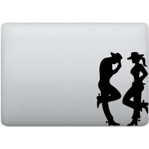 Adesivo de Notebook Cowboy e Cowgirl