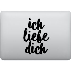 Adesivo de Notebook Ich Liebe Dich