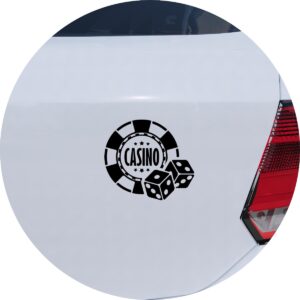 Adesivo de Carro Cassino Jogos