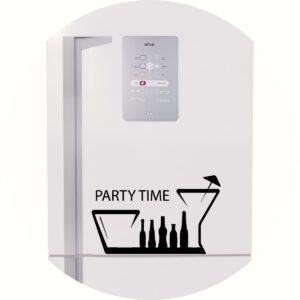 Adesivo de Casa Party Time Drinks Bar