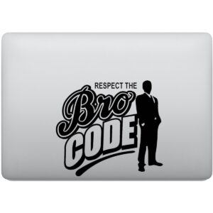 Adesivo de Notebook Respect the Bro Code!