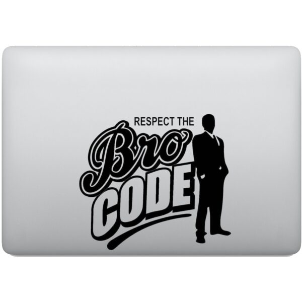 Adesivo de Notebook Respect the Bro Code!