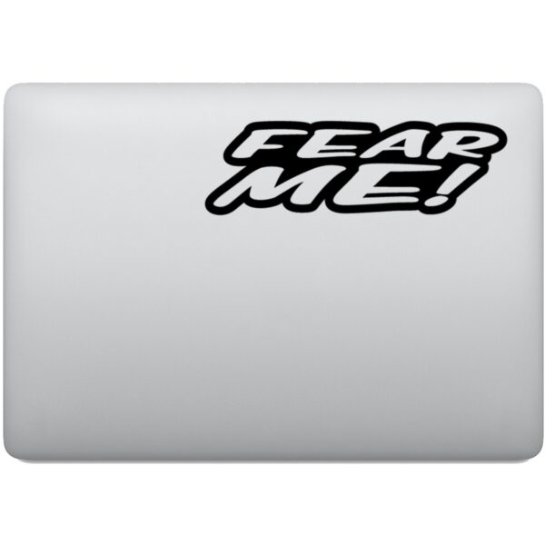 Adesivo de Notebook Fear Me!