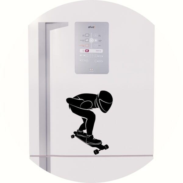Adesivo de Casa Longboarding Atleta Longboard