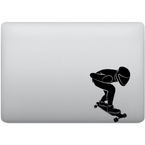 Adesivo de Notebook Longboarding Atleta Longboard