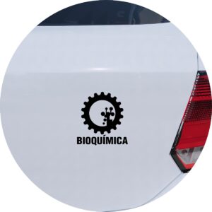 Adesivo de Carro Bioquímica Curso Profissão