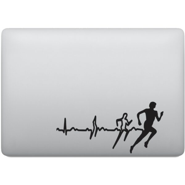 Adesivo de Notebook Esporte Corrida Acelerada