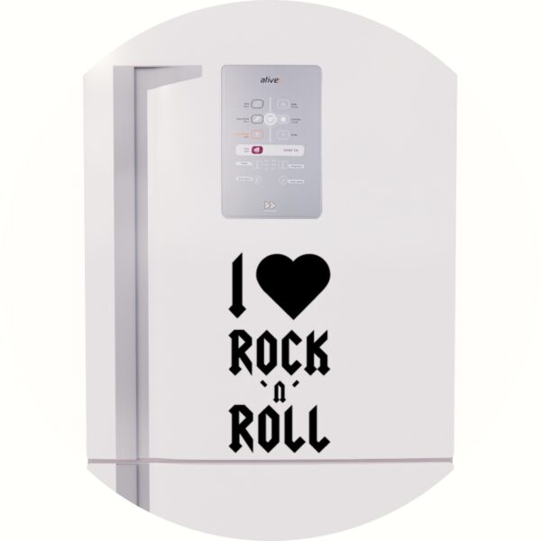 Adesivo de Casa I Love Rock n Roll