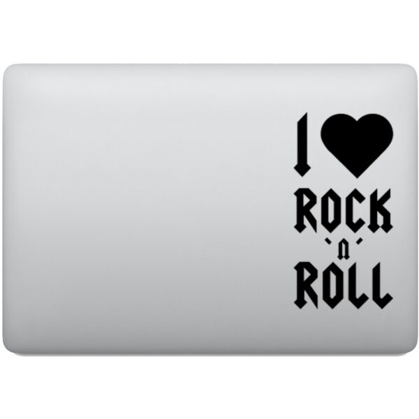 Adesivo de Notebook I Love Rock n Roll
