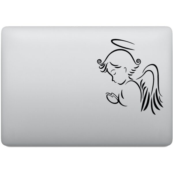Adesivo de Notebook Criança Anjo da Guarda Orando