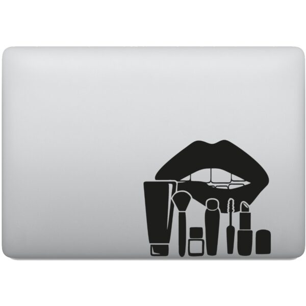 Adesivo de Notebook Maquiagem Salão De Beleza
