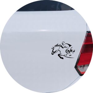 Adesivo de Carro Hipismo Equitação Cavalo