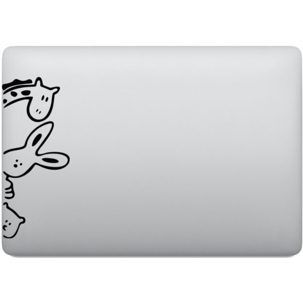 Adesivo de Notebook Bichinhos Animais Espiando