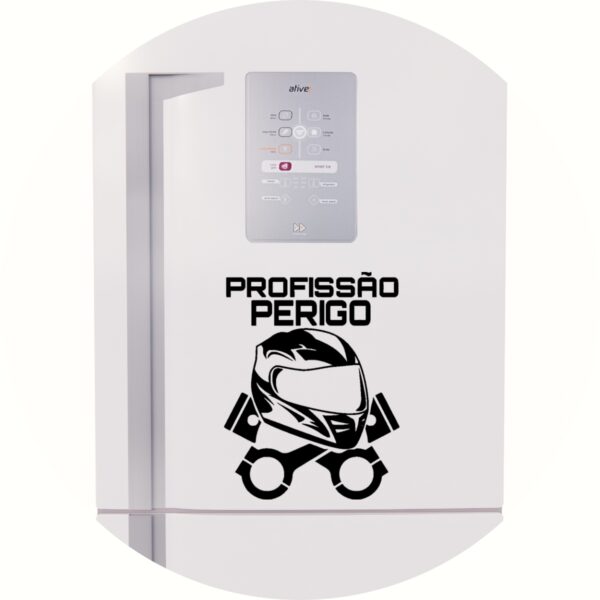 Adesivo de Casa Profissão Perigo Motoboy Entregadores