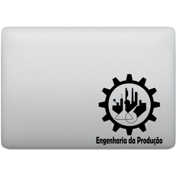 Adesivo de Notebook Profissão Engenharia Produção