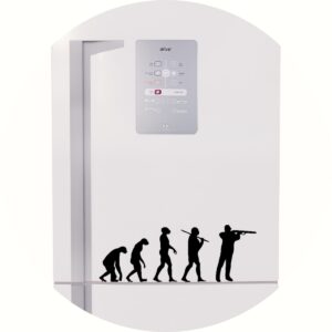 Adesivo de Casa Evolução Tiro Esportivo Arma