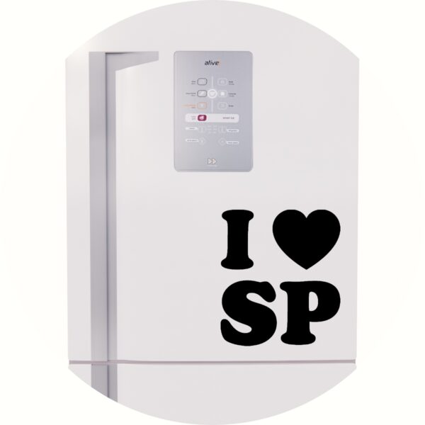Adesivo de Casa Eu Amo São Paulo - I Love SP