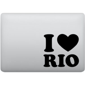 Adesivo de Notebook I Love Rio - Eu Amo Rio De Janeiro