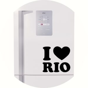 Adesivo de Casa Eu Amo Rio De Janeiro - I Love Rio