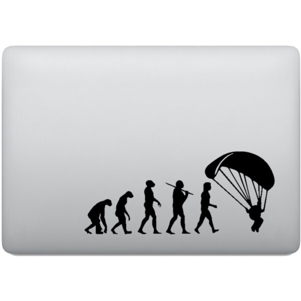 Adesivo de Notebook Evolução Paraglider Paraquedas