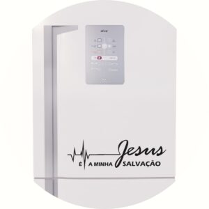 Adesivo de Casa Jesus é Minha Salvação Cristão