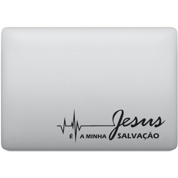 Adesivo de Notebook Jesus é Minha Salvação
