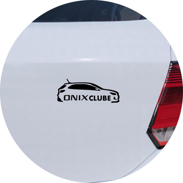 Adesivo de Carro Clube Onix Chevrolet