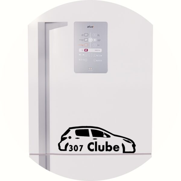 Adesivo de Casa Clube Do Carro Peugeot 307