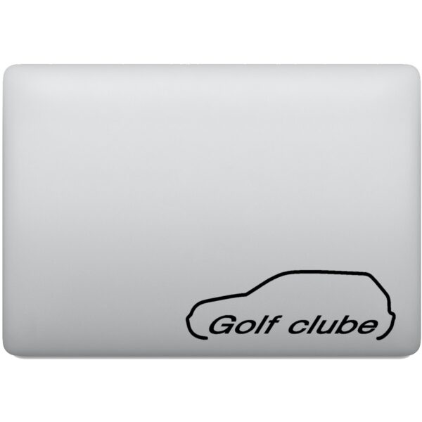 Adesivo de Notebook Clube do Carro Golf