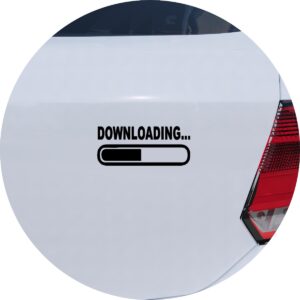 Adesivo de Carro Downloading Barra- Baixando