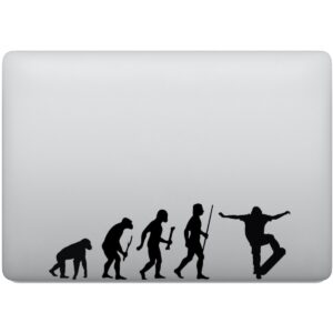 Adesivo de Notebook Evolução Skatista Skate
