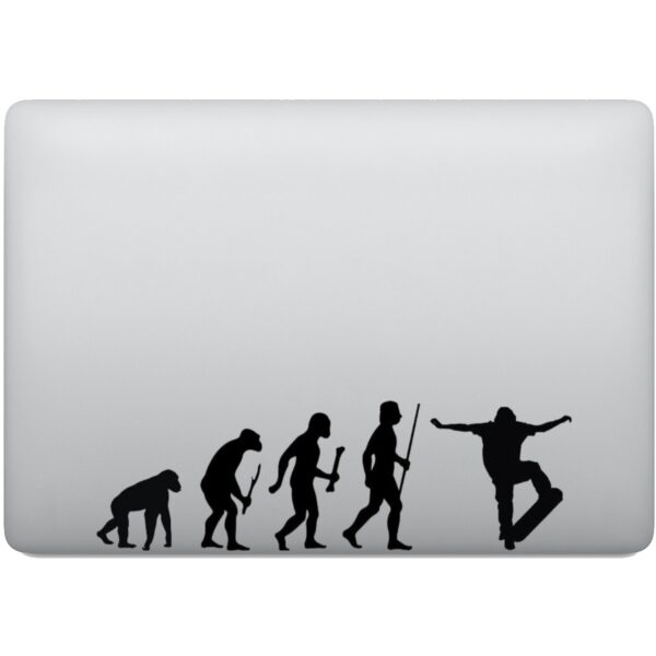 Adesivo de Notebook Evolução Skatista Skate
